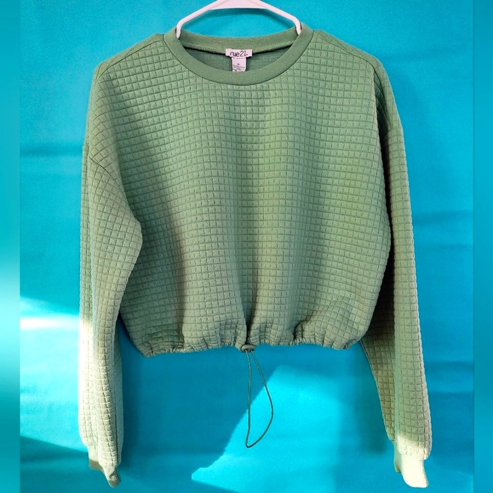Rue21 Cropped Crewneck